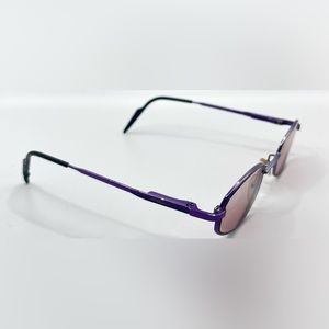 Vintage Time Warner HP 3505 Purple Oval Sunglasses Frames Only